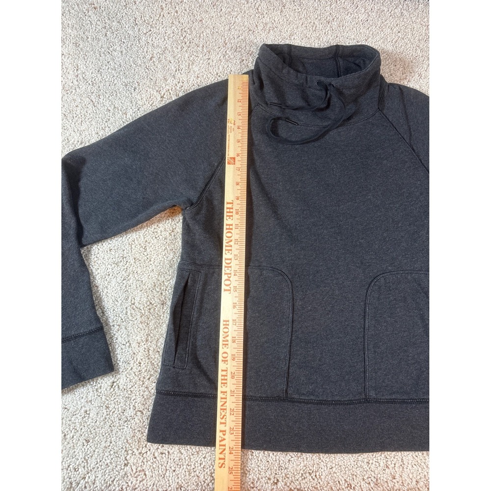 T by Alexander Wang‎ Funnel Neck Pullover Sweatshirt Gray Women's - Picture 8 of 10